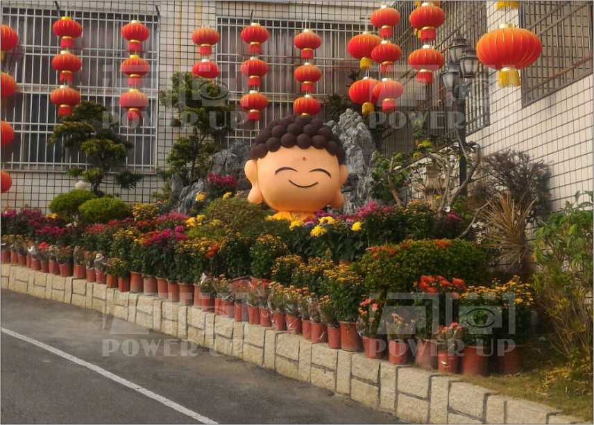 如來公仔保麗龍雕刻