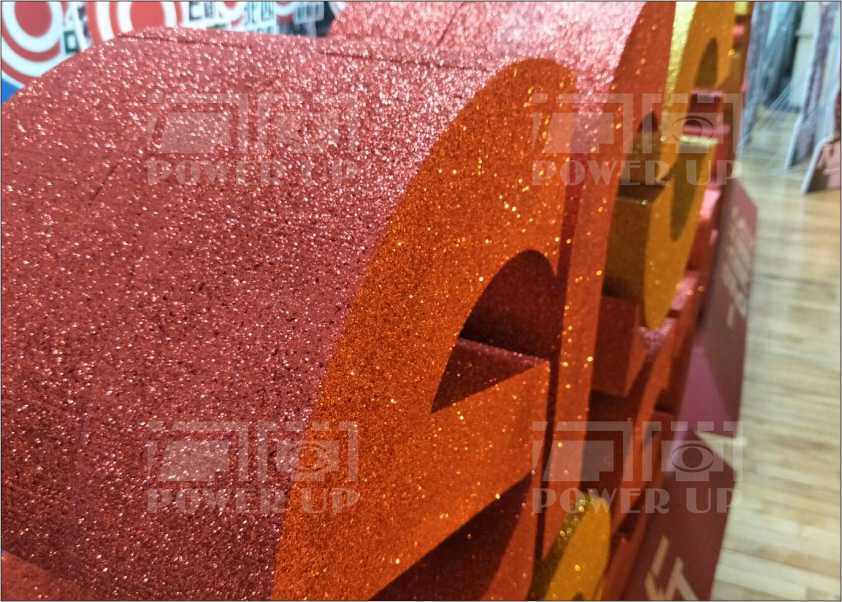 金蔥粉立體字(混色)