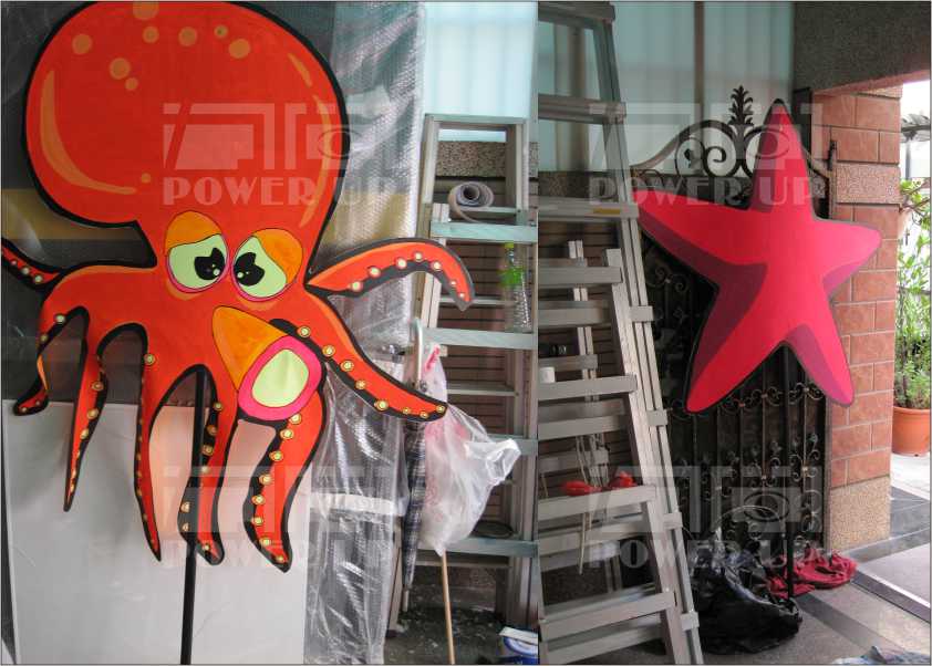 螢光彩繪(舞台活動舉牌)道具