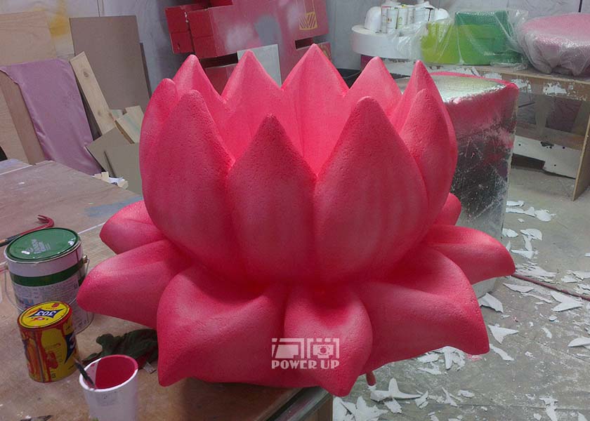 蓮花雕刻