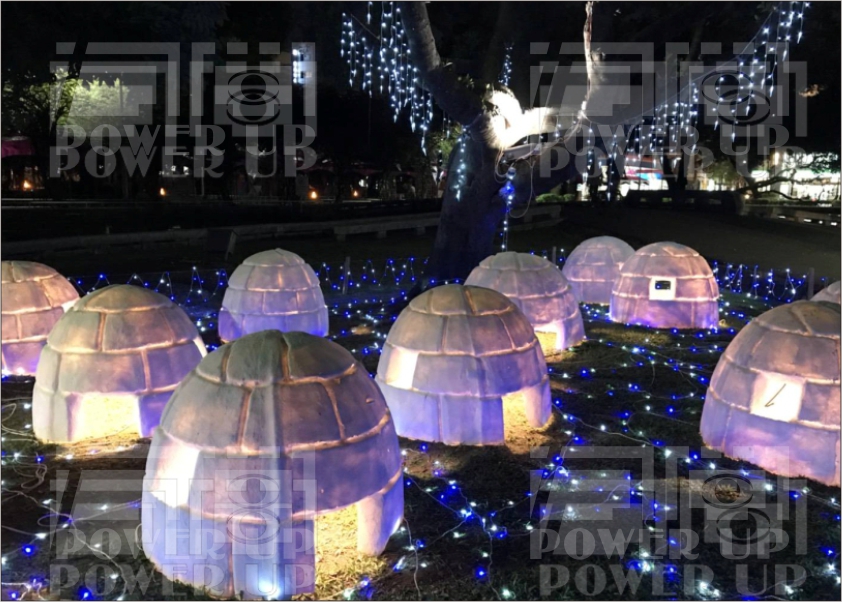 發光雪屋道具