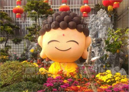 如來公仔保麗龍雕刻