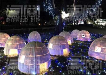 發光雪屋道具