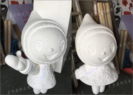 水滴公仔保麗龍雕刻